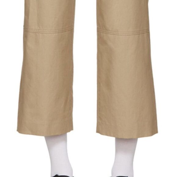 MAISON MARGIELA Double Knee Trousers S52532 Chino Pants Wide Leg Mid Rise Bottom - Picture 3 of 9